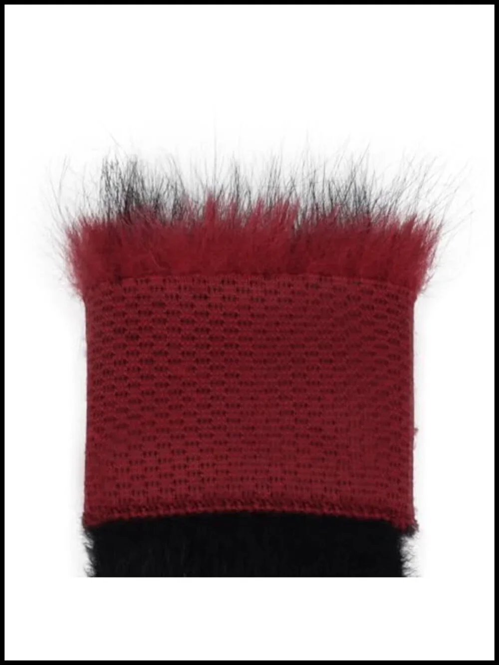 Faux Fur Short Wrist Cuffs Arm Warmers Fluffy Wristbands Winter Cosplay